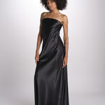 abito lungo con elastico 3326 BLACK access 