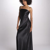 abito lungo con elastico 3326 BLACK access 
