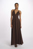 Long dress with shoulder strap