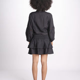 camicia con nodo MARIABL NOIR laraethnics 
