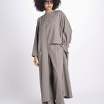 spolverino in tessuto diagonale U3049B BEIGE dusan 