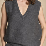 gilet over links MIL55 25024 GRIGIO SCURO milaura 