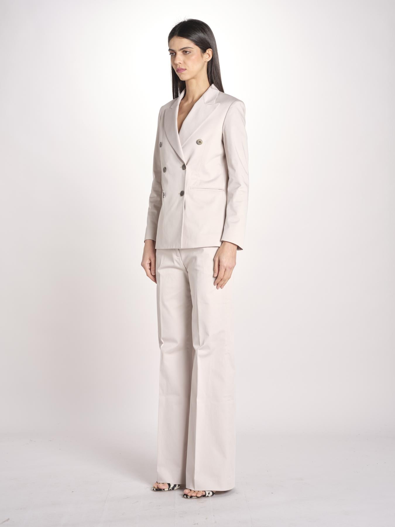 doppiopetto sei bottoni in cotone DELIA 33055 54 quelledue 