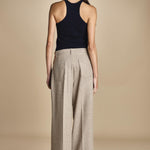 pantalone con pinces NANCY BEIGE true avenue 