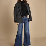 denim a zampa con bottoni THE TOMCAT ROLLER SKIMP 10115-259_A PFI (PERFECLY IMPERFETC) mother 