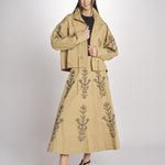 Gonna con ricami MARIA SKIRT MARIA1SKI BEIGE antik batik 