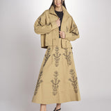 Gonna con ricami MARIA SKIRT MARIA1SKI BEIGE antik batik 