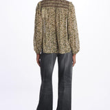 CAPUCINE blusa punto smoke CAPUCINE ECRU ba&sh 