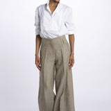 Pantalone ORIANA cropped nervature ORIANA540503 26 quelledue 