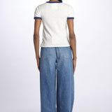 T-shirt bordino stampa THELILSINFULRINGER 81461-601 mother 