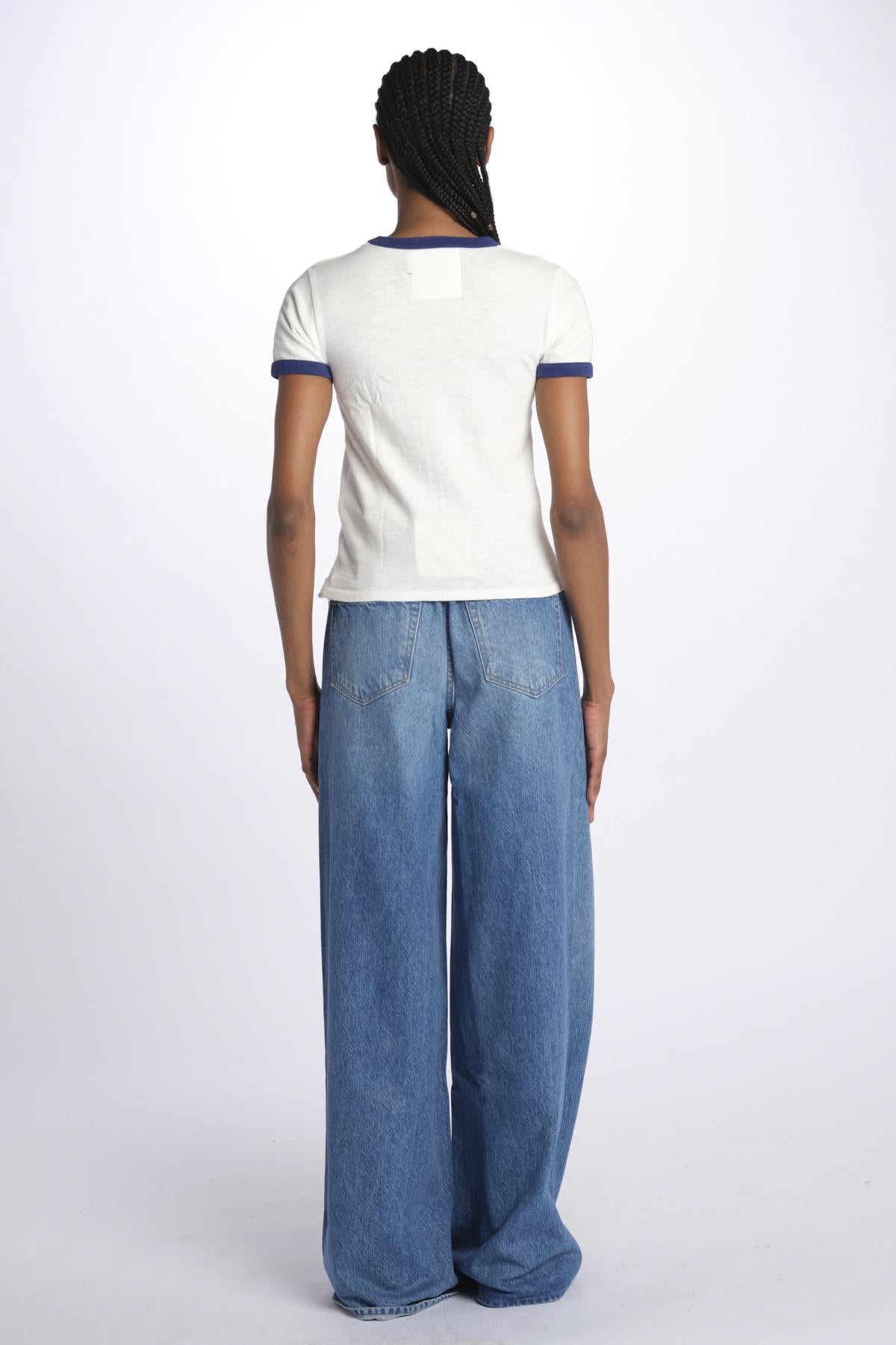 T-shirt bordino stampa THELILSINFULRINGER 81461-601 mother 