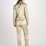 blazer in shantung L062-5980-1186 KAKI CHIARO n21 