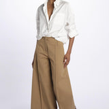 Pantalone ORIANA cropped nervature denim ORIANA540170 18 quelledue 
