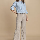 camicia texana TOLEDO-SM001 SKY fortela 