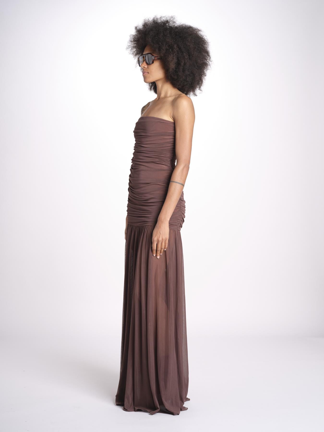 ADELE abito voille balze 9129 DRK retrofete 