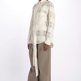 Camicia Jacqard galles ROB SHIRT WHITELACE jejia 