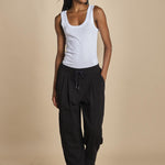 pantalone in felpa con pinces CURVED WIDE LEG 51321UFT MI401 phillip lim 
