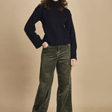 pantalone in velluto PARTHE52 SAGE bellerose 
