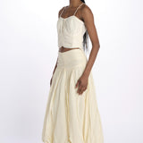 Top spallina+ paillettes CHERIZE TOP ANTIQUEWHITE scarlett poppies 