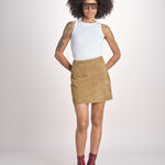 minigonna in camoscio JUP0883INNO SABLE ECR4126S soeur 