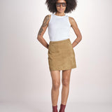 minigonna in camoscio JUP0883INNO SABLE ECR4126S soeur 