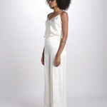 pantalone in satin JF009835 IVORY joseph 