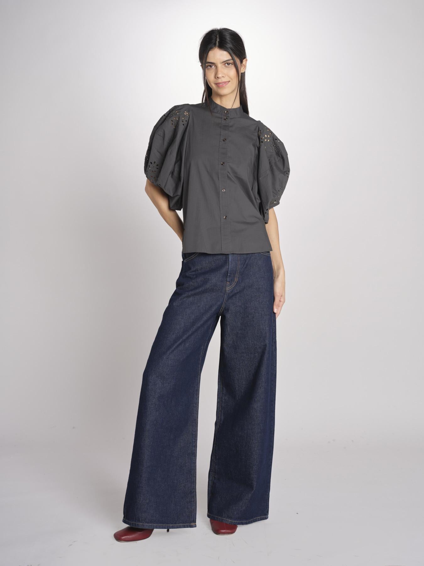 camicia intarsio FELICE 6eva04-V09829 ORAGE vanessa bruno 