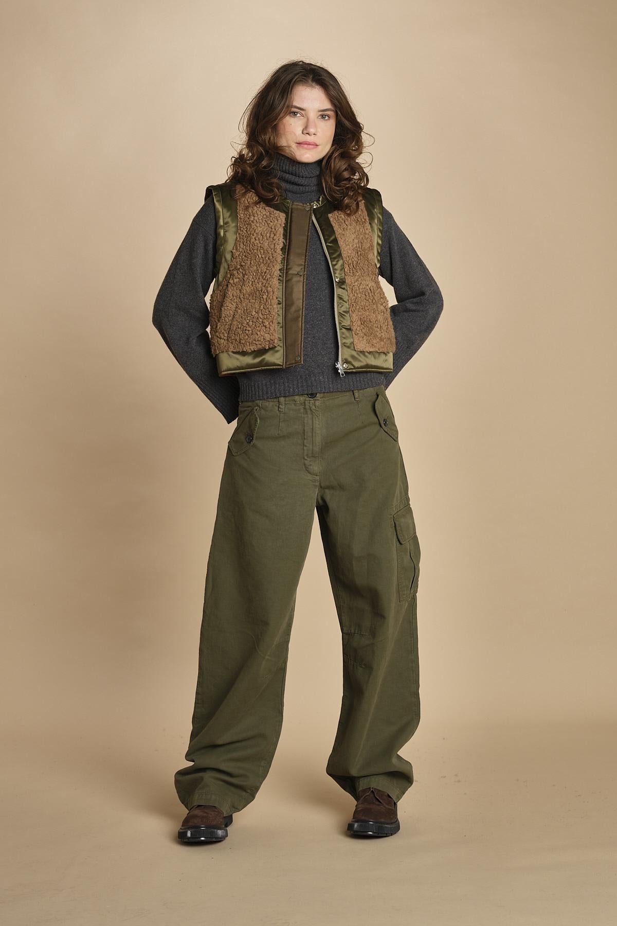 pantaloni cargo PIAZZA OLIVE bellerose 