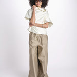 t-shirt in cotone tasatello U2167 SHIRT IVORY dusan 