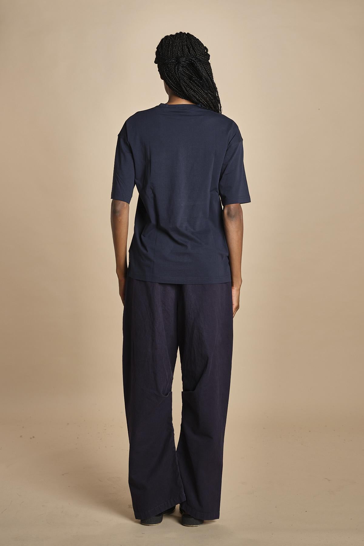 t-shirt con scritta Z800 01098 aspesi 