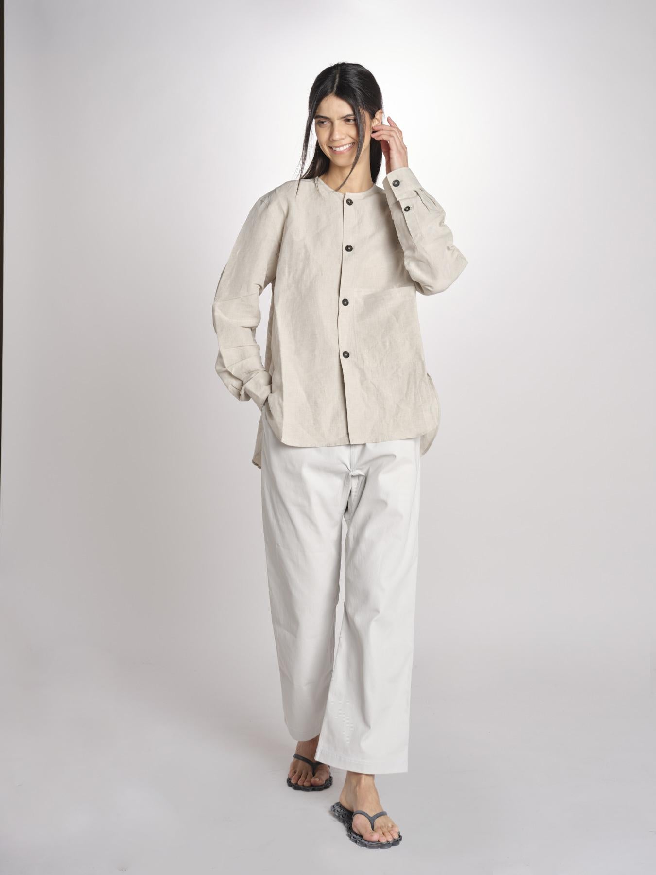 Giacca camicia in denim BARNA LION NATURAL sofie d'hoore 