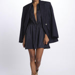 Mini abito con zip 2949 NAVY aspesi 