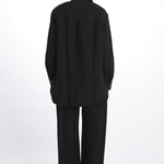 Camicia collo guru con apertura davanti BEAM1600 DARKEST NAVY studio nicholson 