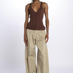 Gilet NELLIE costine 5538106 TOFFEE herskind 