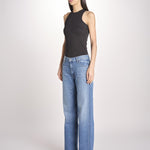denim dritto a vita bassa 12488-1230 HUF HIT SHUFFLE mother 