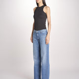 denim dritto a vita bassa 12488-1230 HUF HIT SHUFFLE mother 