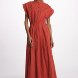 2125 chemisier di cotone 2125 TERRACOTTA dusan 