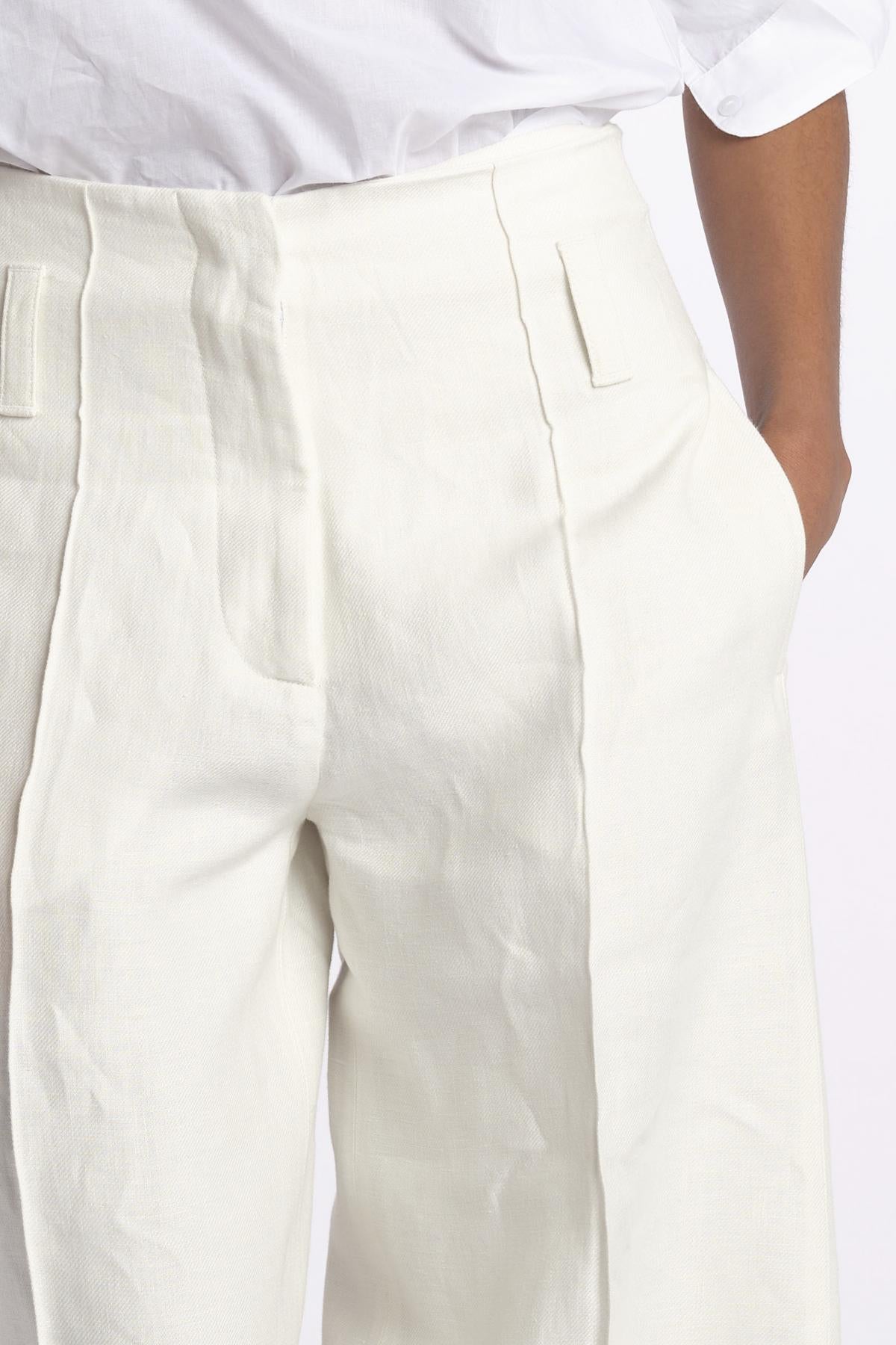 Pantalone ORIANA cropped nervature ORIANA540503 7 quelledue 