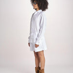 camicia maschile in lino M012 10 BIANCO milaura 