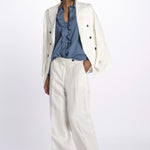 GEMMA camicia con rouches M27D0GEMMAT0278 U562 massimo alba 