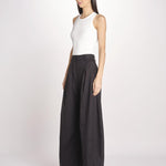 pantalone over con pinces BILLIE 3111 T0160 BLACK T0002 the latest 