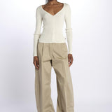 Cardigan GILI costine 5539106 CREME herskind 