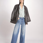 Camicia a righe DIDA SHO71RDIDA-GRE GREEN STRIPES laurence bras 