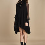 DOLLY MINIABITO IN VOILLE DOLLY BLACK mes demoiselles 