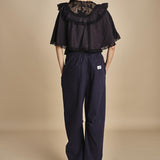 top ricamato SHANNA 121 BLACK sea ny 