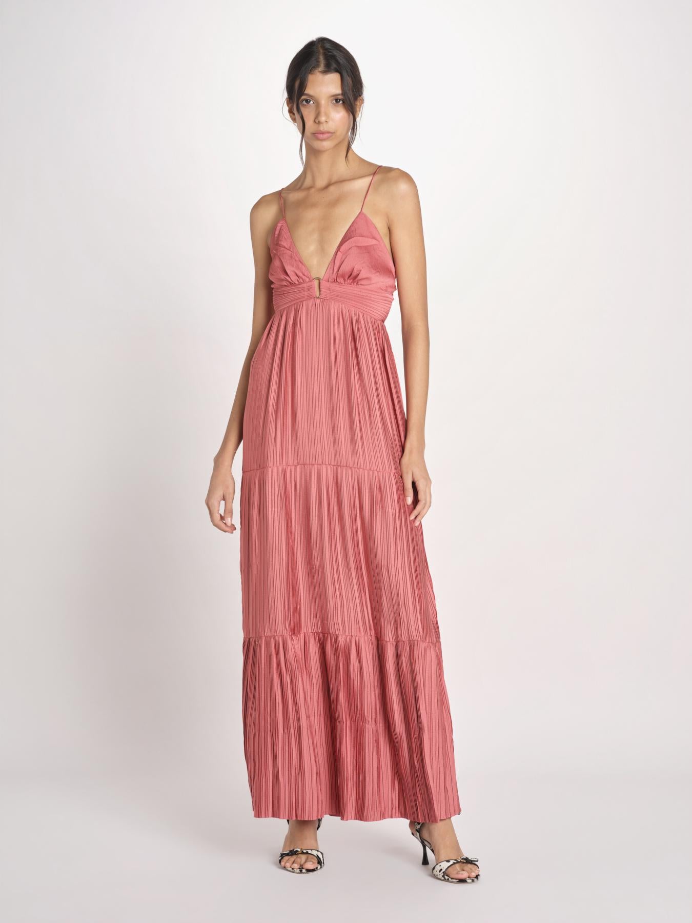 abito lungo con anello WASTA BLUSH ba&sh 