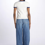 T-shirt bordino stampa THELILSINFULRINGER 81461-601 mother 