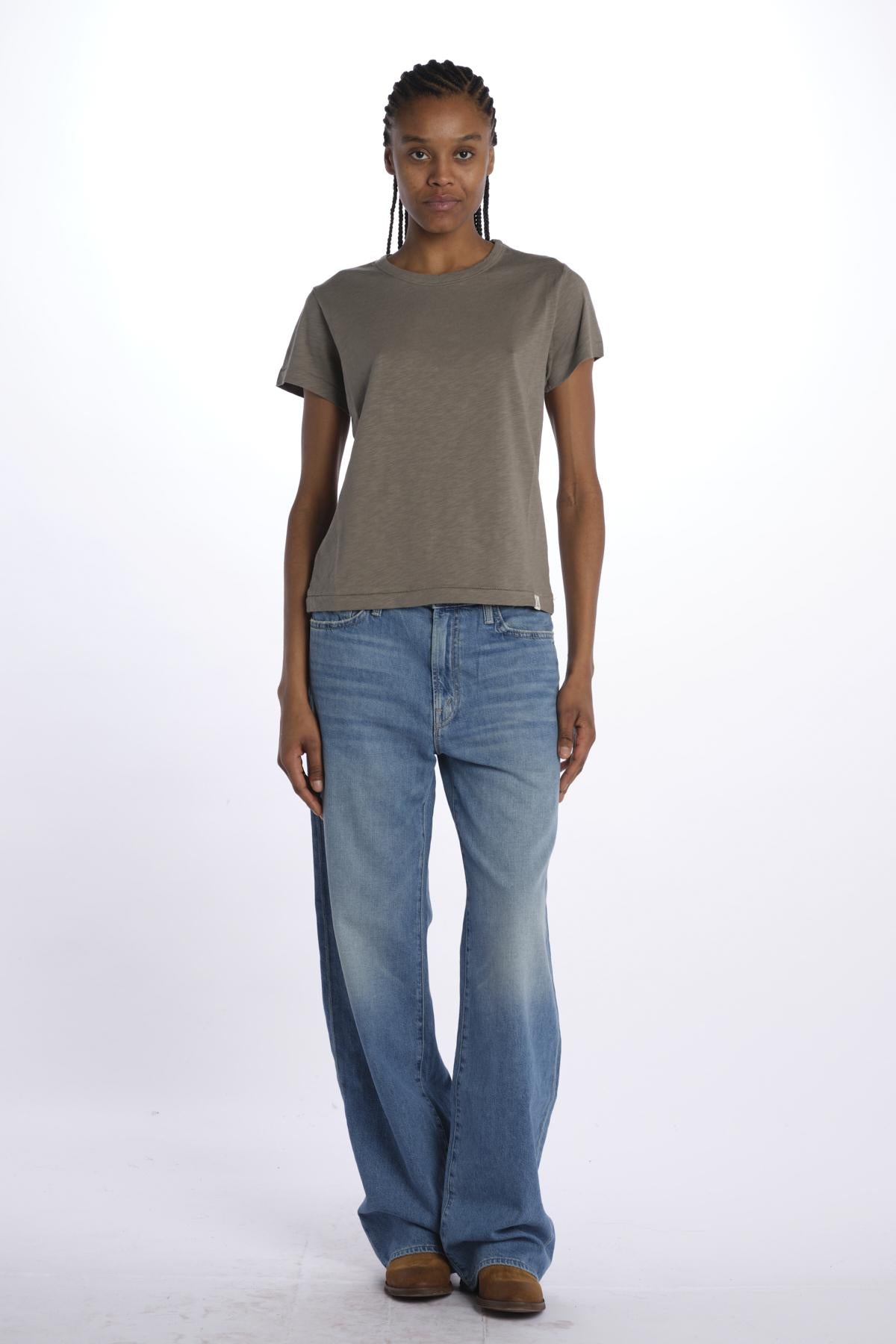 T-shirt girocollo m/c basic WSCT20 VINTAGE ARMY merz b 