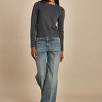 d2501005 girocollo slim by milaura. d2501005 871 GRIGIO milaura 