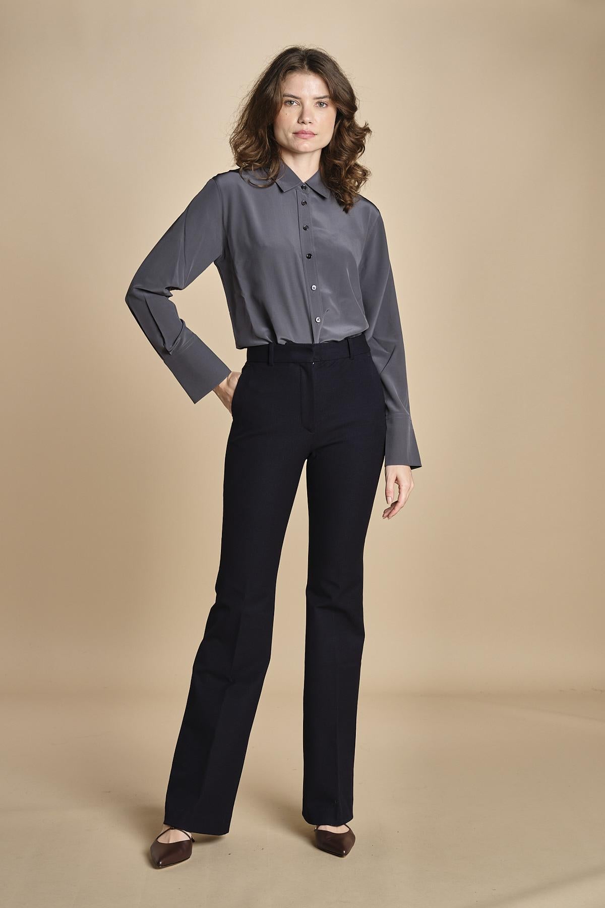 pantalone in gabardine stretch TARIFA JP001617 NAVY 0370 joseph 
